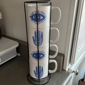 Evil Eye Coffee Cup Set